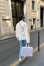 Iria | Chaqueta Minimalista con Cuello Alto Elegante