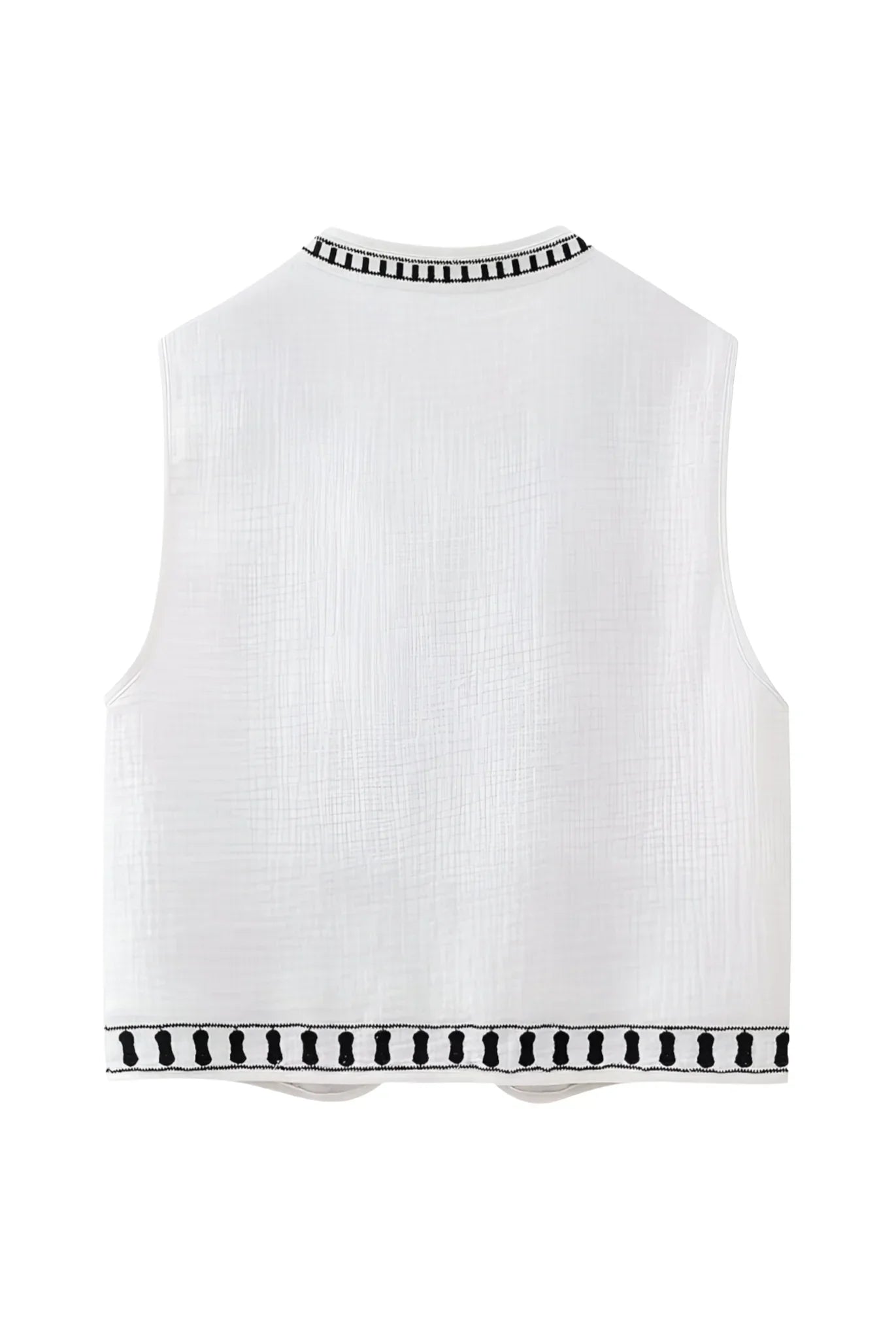 Josefa | Chaleco sin Mangas Bordado