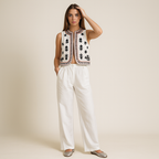 Josefa | Chaleco sin Mangas Bordado