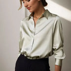 Modira | Blusa de Mujer con Cuello y Botonadura