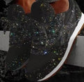 Sara | Zapatillas con efecto glitter y comodidad total