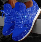 Sara | Zapatillas con efecto glitter y comodidad total