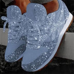 Sara | Zapatillas con efecto glitter y comodidad total