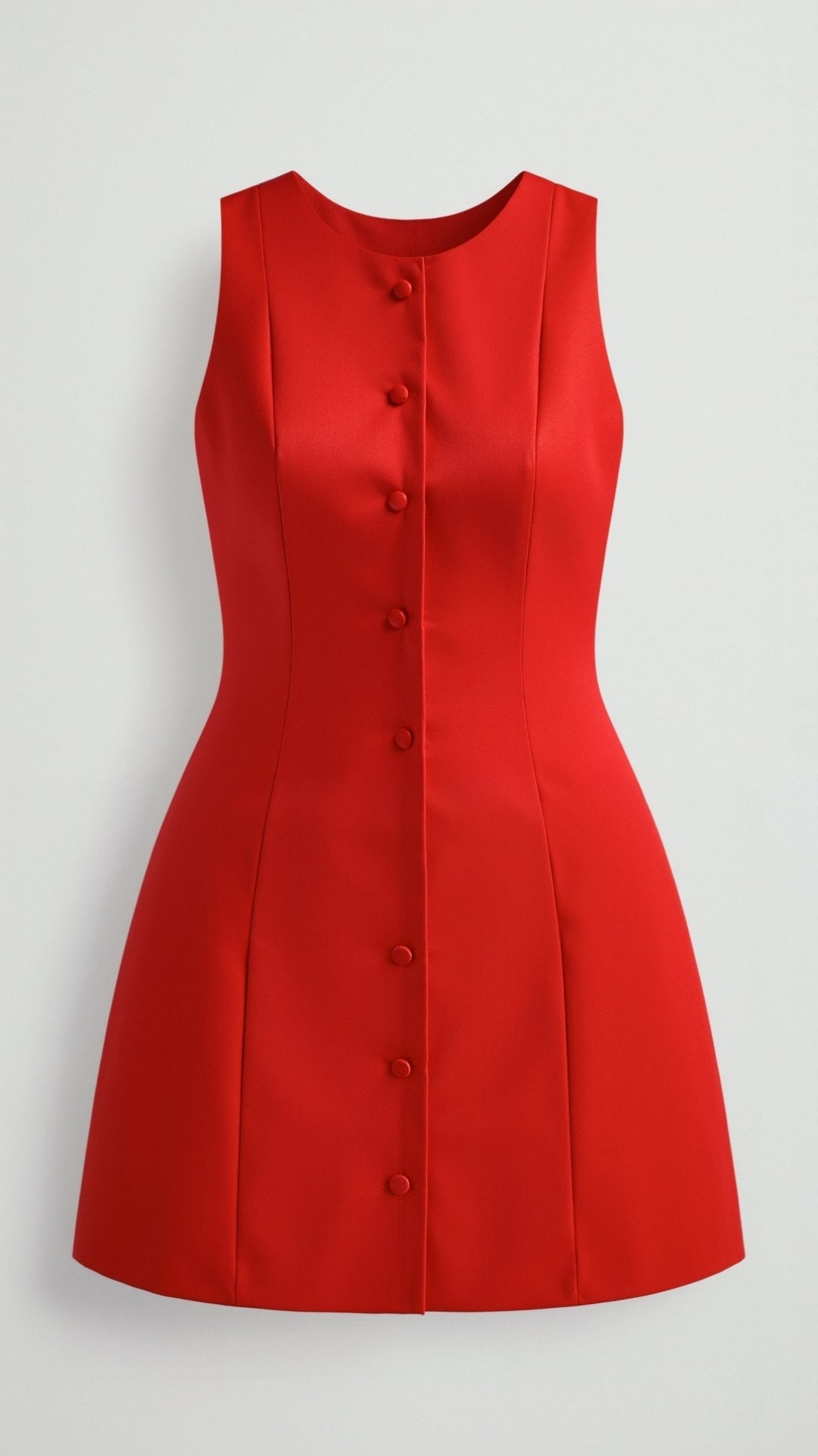 Selvara | Vestido Mini Estructurado sin Mangas