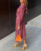 Avelira | Vestido Maxi Elegante con Detalle Twist