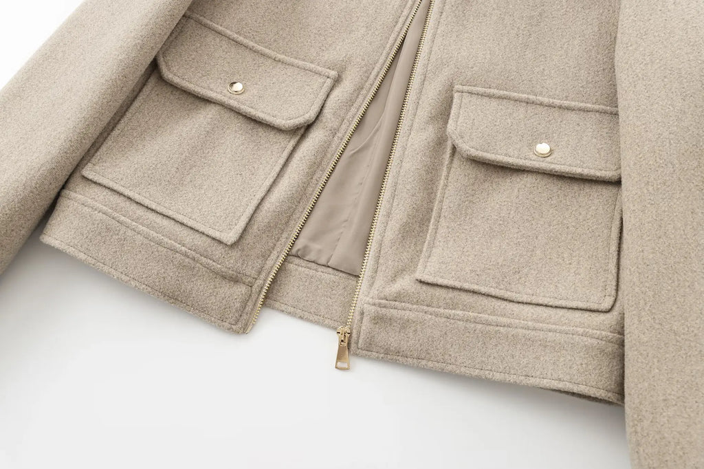Calyra | Chaqueta Corta con Cremallera para Mujer