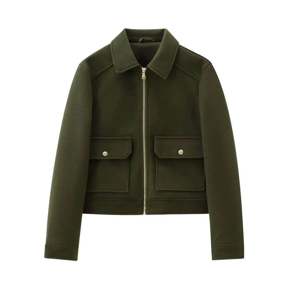 Calyra | Chaqueta Corta con Cremallera para Mujer