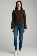 Calyra | Chaqueta Corta con Cremallera para Mujer