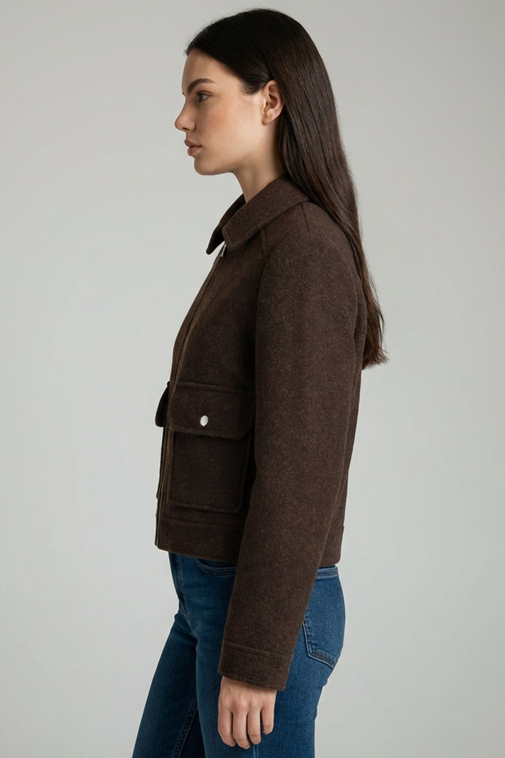 Calyra | Chaqueta Corta con Cremallera para Mujer