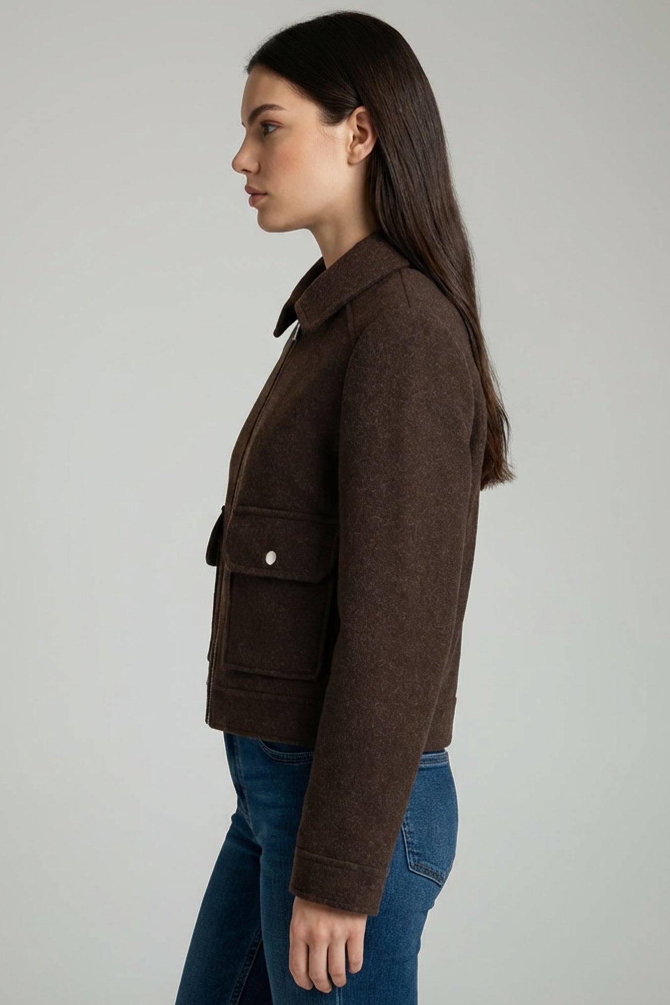 Calyra | Chaqueta Corta con Cremallera para Mujer