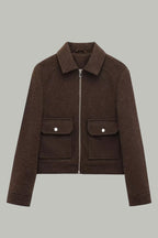 Calyra | Chaqueta Corta con Cremallera para Mujer