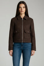 Calyra | Chaqueta Corta con Cremallera para Mujer