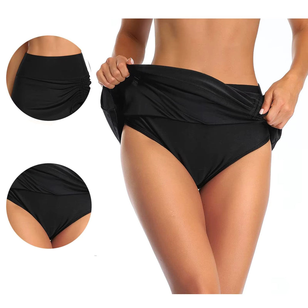 Ayla | Falda de Baño de Cintura Alta – Estilo Playero Chic