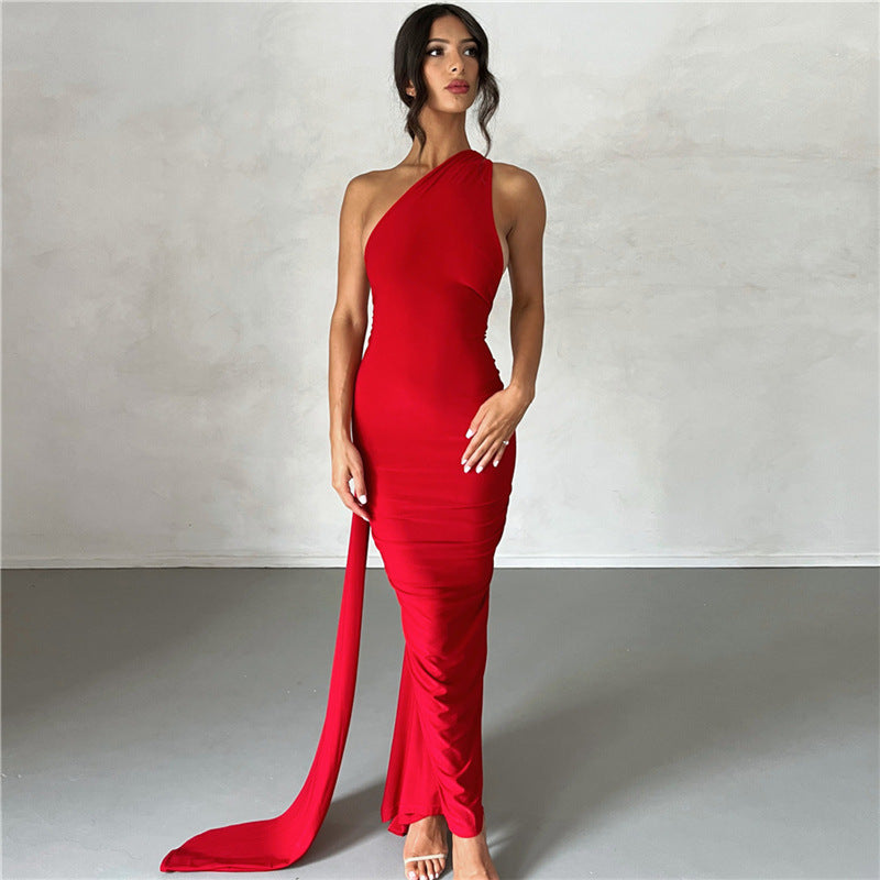 Macarena | Vestido largo de fiesta con espalda descubierta