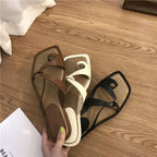 Ana Mae | Sandalias de Verano con Anillo en el Dedo Mujer 2025 Cómodas y Elegantes