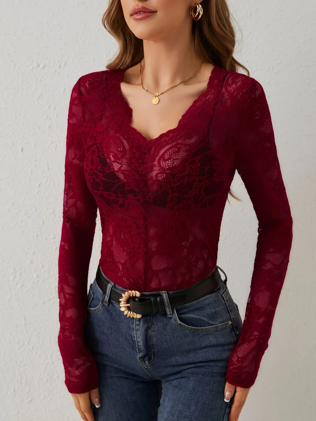 Ina | Blusa de Encaje Mujer – Estilo Femenino y Sofisticado