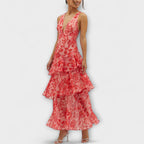 Ami | Vestido maxi ligero con escote en V profundo