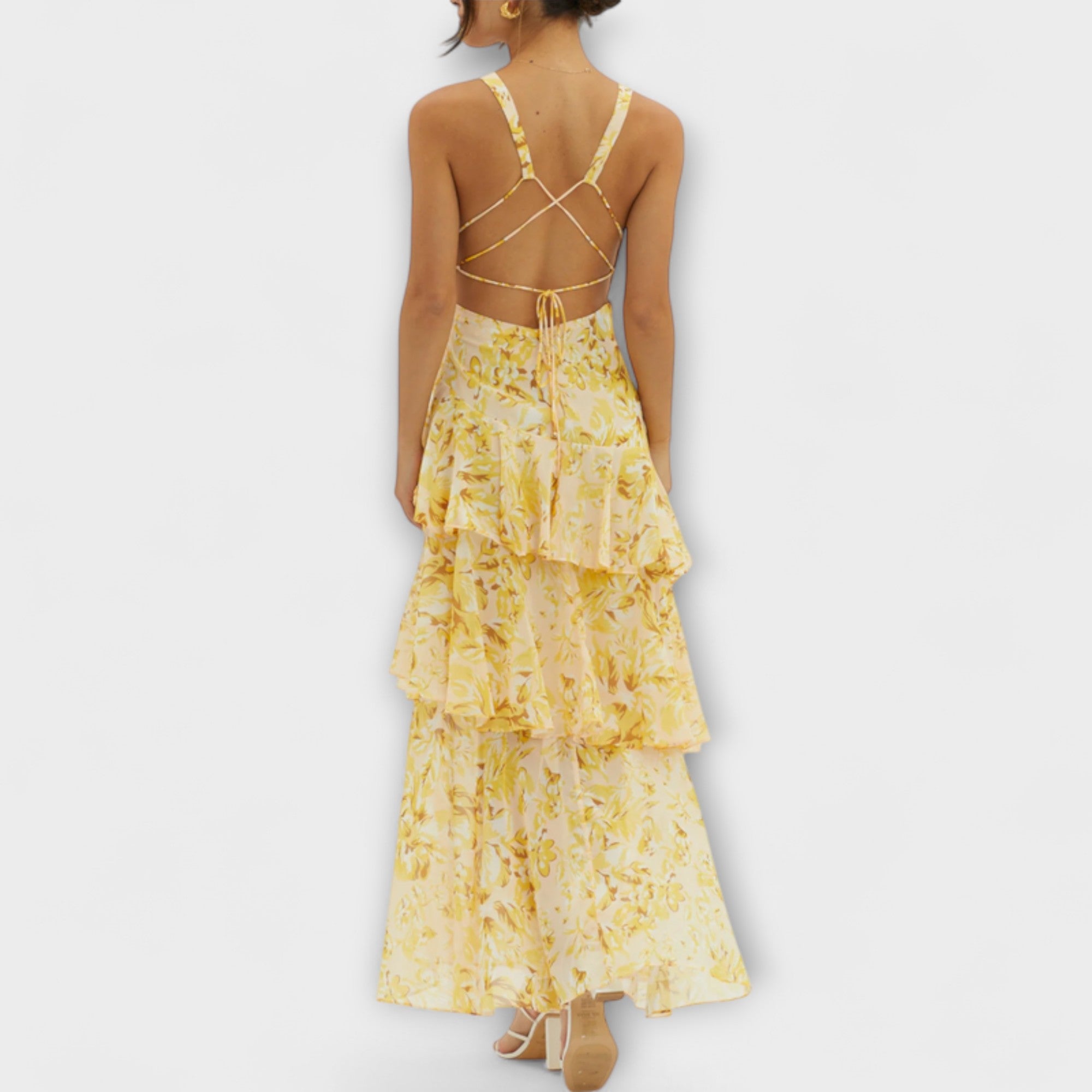 Ami | Vestido maxi ligero con escote en V profundo