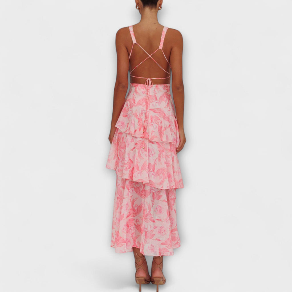 Ami | Vestido maxi ligero con escote en V profundo