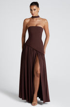 Eulalia | Vestido largo elegante sin mangas para mujer