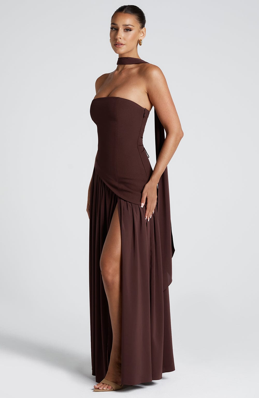Eulalia | Vestido largo elegante sin mangas para mujer