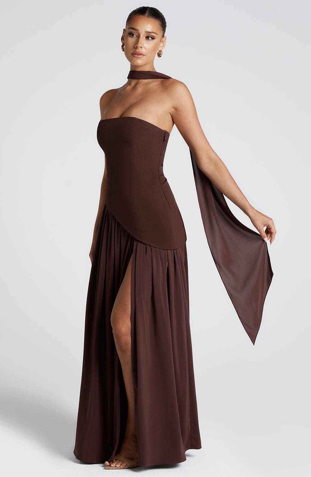 Eulalia | Vestido largo elegante sin mangas para mujer