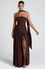 Eulalia | Vestido largo elegante sin mangas para mujer