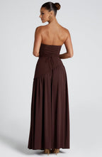 Eulalia | Vestido largo elegante sin mangas para mujer