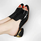 Diva | Sandalias Planas Mujer Piel Auténtica Verano Cómodas Elegantes