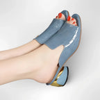 Diva | Sandalias Planas Mujer Piel Auténtica Verano Cómodas Elegantes