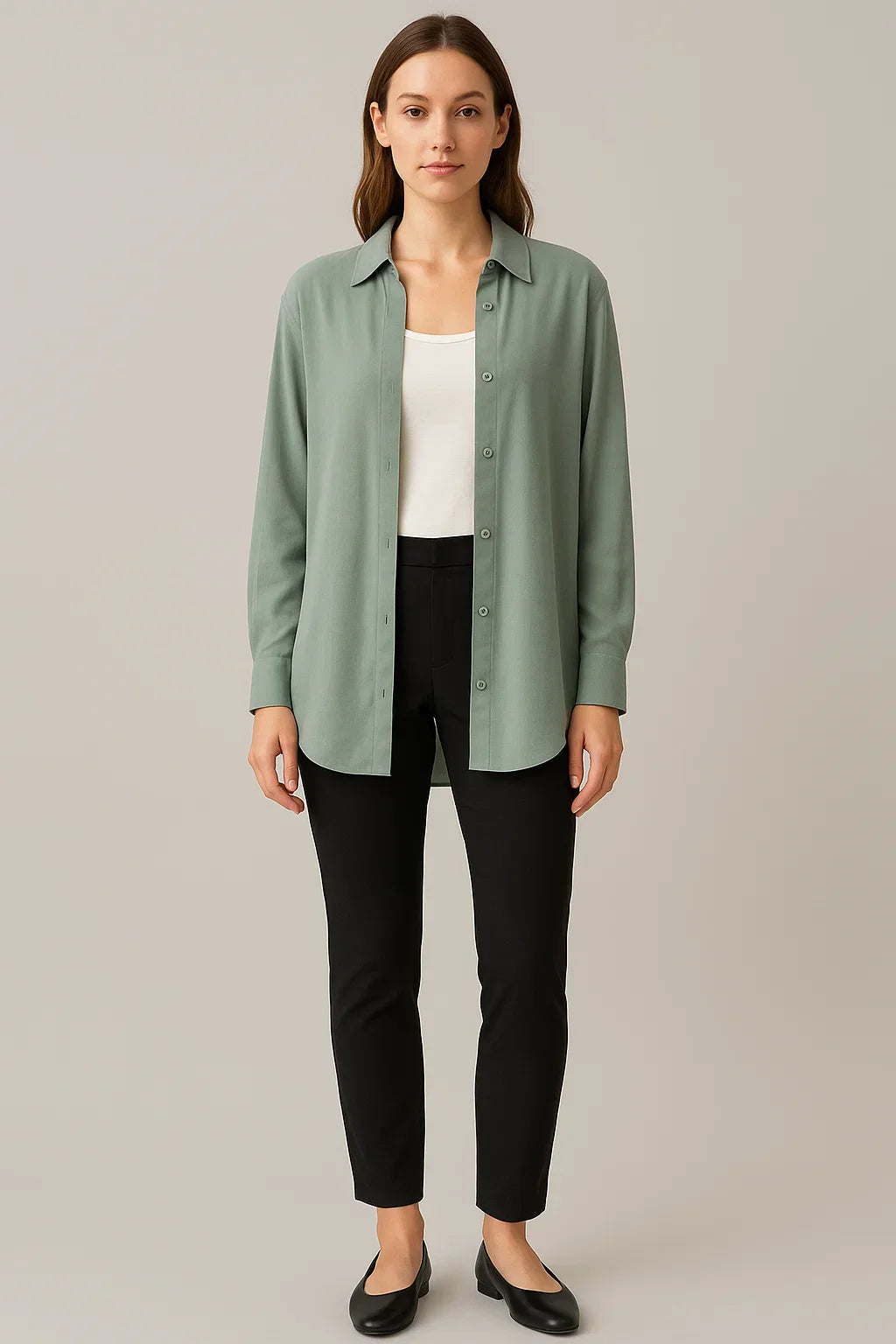 Amparo – Camisa fluida en capas para mujer - done